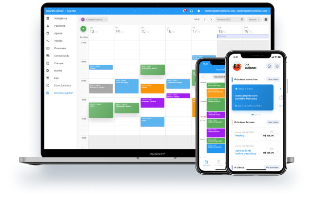 Agenda eletrônica Simples Dental