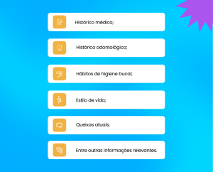 Questões para anamnese odontológica