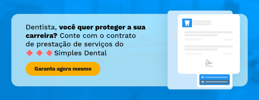 Ter um contrato online é excelente para elevar o tempo do atendimento odontológico a um outro patamar. Conte com o contrato de prestação de serviços do Simples Dental