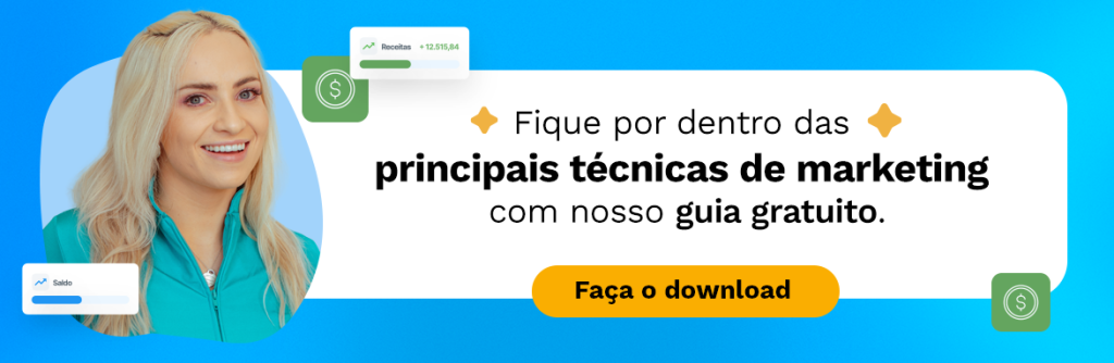 Fique por dentro das principais técnicas de marketing com nosso guia gratuito.