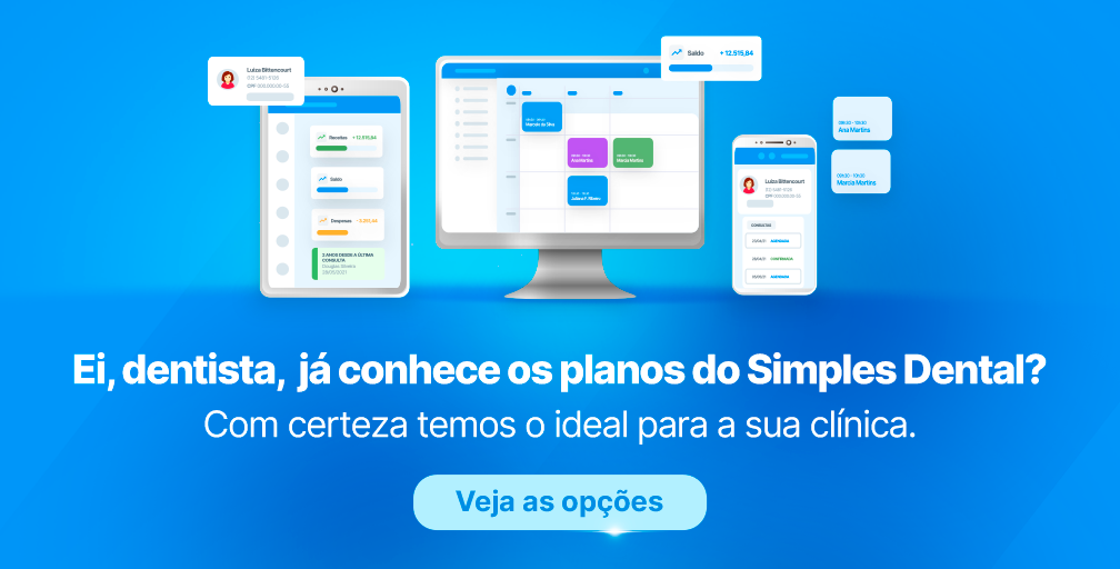 Ei, dentista, já conhece os planos do Simples Dental? Com certeza temos o ideal para a sua clínica trilhar uma trajetória de sucesso.
