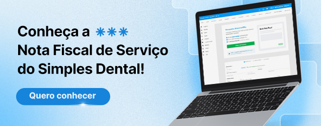 Conheça a Nota Fiscal de Serviço do Simples Dental, com uma interface simples para emissão de notas fiscais para profissionais de odontologia.