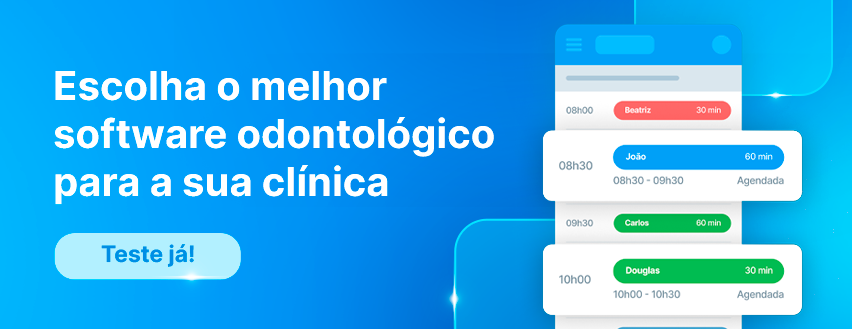 Chamada para escolher o melhor software odontológico para a sua clínica